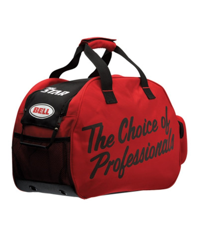 Saco portacapacete Bell Race Star/Pro Star com fecho rápido vermelho