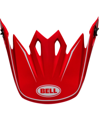 Viseira BELL MX-9 MIPS - Zone Gloss - Vermelho