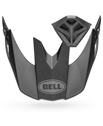 BELL Moto-10 Off-Road Peak and Mouthpiece Kit - Visor Matte Black