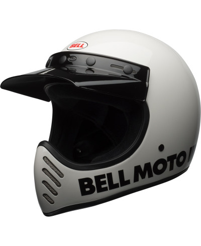 BELL Moto-3 Classic Helmet - Gloss White
