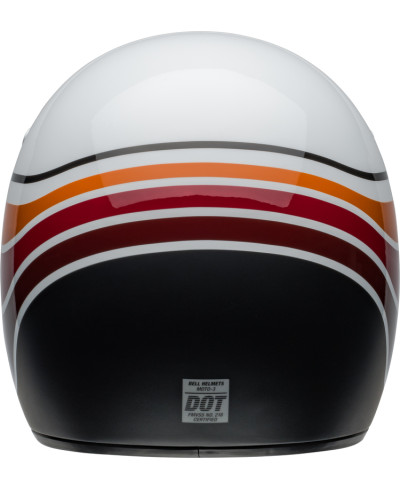 Capacete BELL Moto-3 RSD Saddleback Satin/Gloss - Branco/Preto